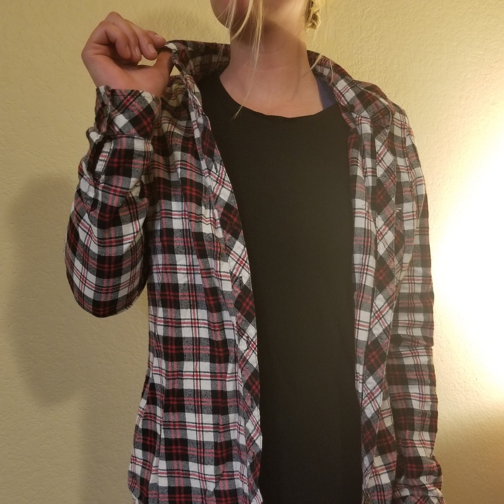 Rosette Long Sleeve Flannel